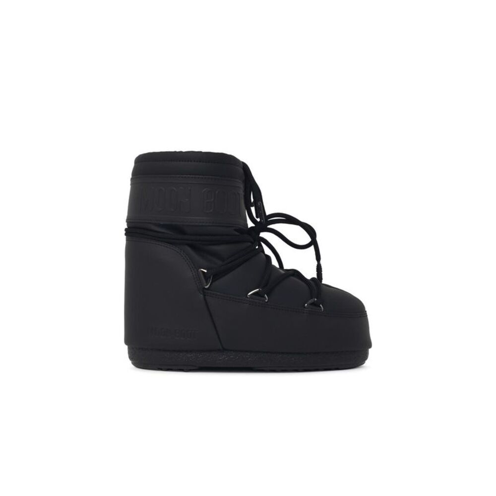 Moonboot 'Mb Icon Low Rubber' Black Pvc Boots Women